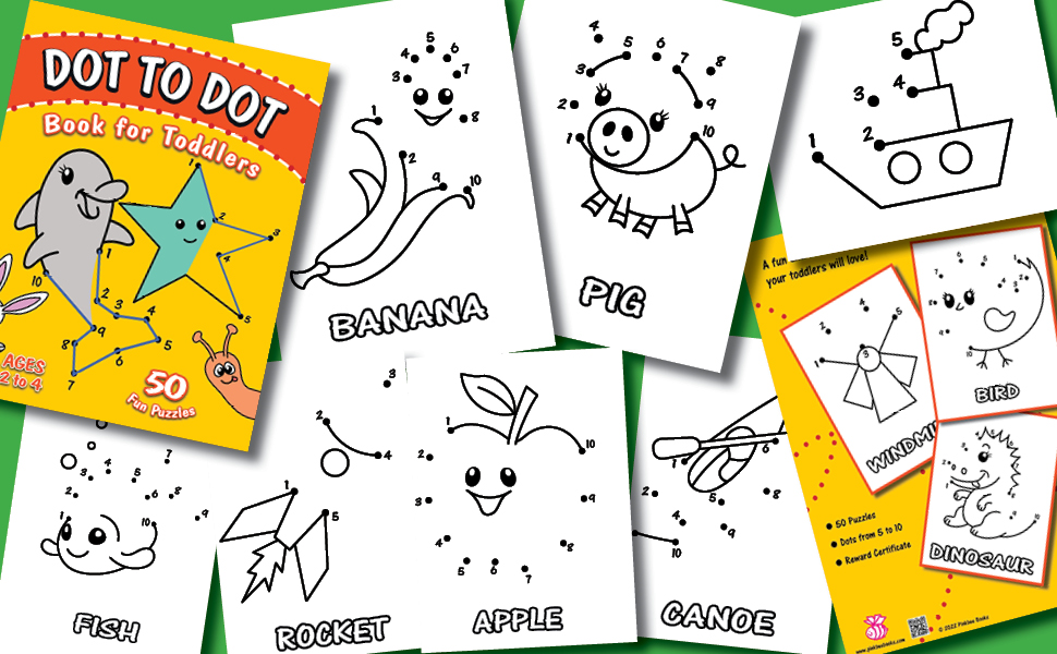 dot to dot activity books for toddlers and kids