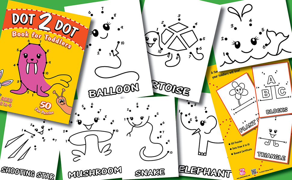 activity books for kids, dot to dot activity books for toddlers and kids