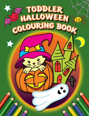 halloween colouring book for toddlers kids