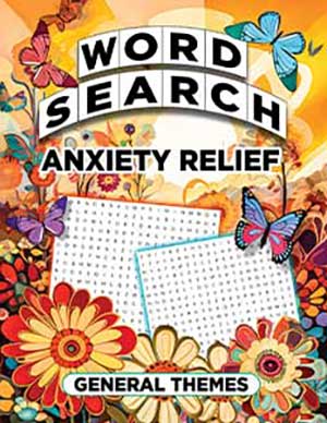 Wordsearch puzzles, word search, anxiety relief, stress relief