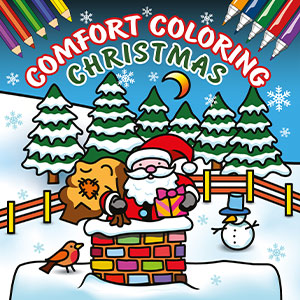 christmas colouring book adults