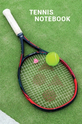 tennis notepad, tennis notebook 6x9 composition notebook sport